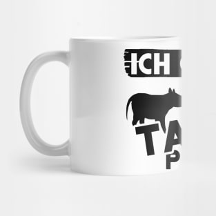 Lustiger tapir Spruch lässiger Motiv liebhaber Mug